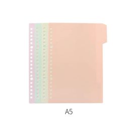 Classeur À 20/26 Trous B5 A5, 4 Pièces/Ensemble, Diviseur D'index, Page Pour Cahier À Feuilles Mobiles, Scrapbook, Papeterie Scolaire Et De Bureau