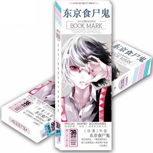 Marque-Page En Papier Tokyo Ghoul Kaneki Ken Kirishima Toka, Jolie Marque De Pagination À Clip, Papeterie Scolaire Pour Étudiant
