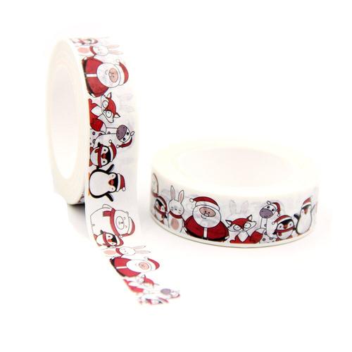 Bande Washi Décorative Pour Scrapbooking, 1 Pièce, 10m, Noël, Neige, Arbre Pingouin, Fournitures Scolaires Et De Bureau, Nouveauté 2021