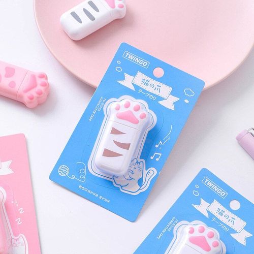 Ruban Correcteur Blanc Portable, Motif Griffes De Chat, Cadeau Promotionnel Kawaii, Papeterie, Étudiant Prix École Fournitures De Bureau,
