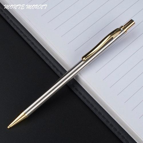 Stylo Automatique En Métal Pour Écriture Et Dessin, Article De Luxe, Papeterie Professionnelle, Fournitures Scolaires, Nouveauté