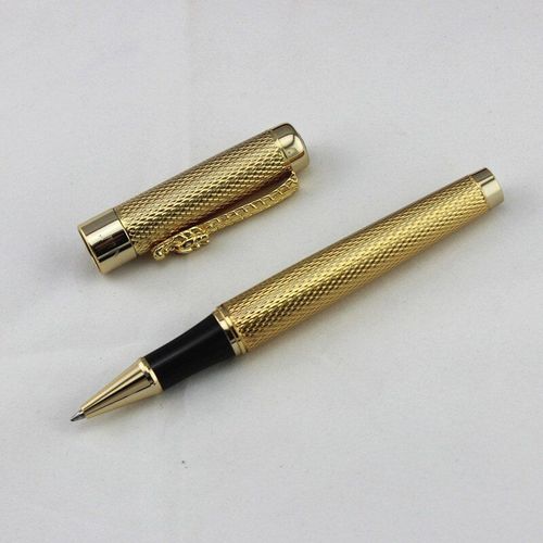 Jinhao1200-Stylo À Bille Dragon À Clip, 0.7mm, À Pointe Moyenne, Encre Noir, Argent, Or, Métal, Pour Cadeau, Fournitures De Bureau