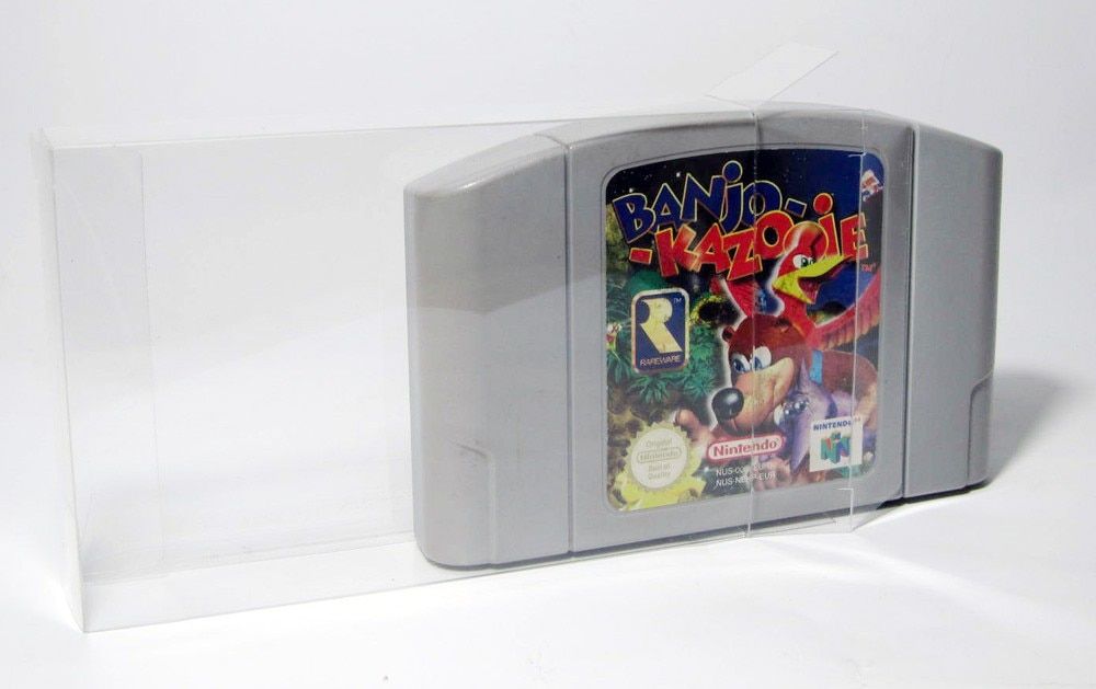 Protecteur De Cartouche Pour Carte De Jeu N64, Boîtes En Plastique Pet, 10 Pièces Par Lot