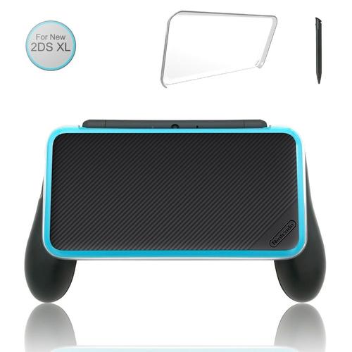 Support De Manette De Jeu Pour Nintendo 2ds Xl/Ll, Avec 1 Stylet Et 1 Étui Transparent, Accessoires