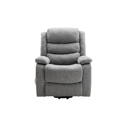 Fauteuil Releveur Électrique En Tissu Gris Clair Nadine