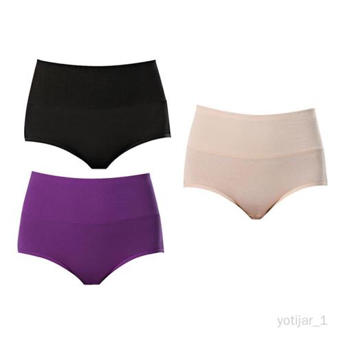 Lot De 3 Culottes De Protection En Coton Pour Femme Post-Partum Période Menstruelle Xxl