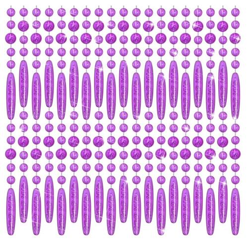 Violet 27 Cordes 200cm Rideau De Perles Feng Shui En Plastique Acrylique Cristal À La Mode, Rideau De Porte Pour Séparation De Salon Intérieur, Décoration De La Maison