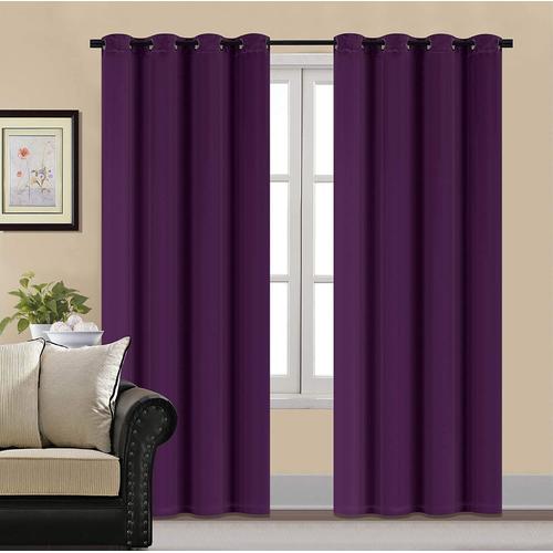 Passe-Fil Violet W250cm X L270cm-1pc Rideau De Luxe En Velours Doré, Pour Chambre À Coucher, Salon, Décoration De La Maison, Porte Fenêtre