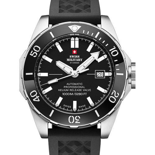 Mens Watch Swiss Military Sma34092.04, Automatic, 45mm, 100atm