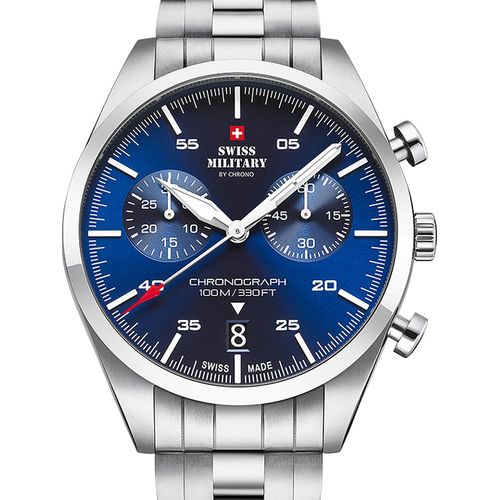 Mens Watch Swiss Military Sm34090.02, Quartz, 43mm, 10atm