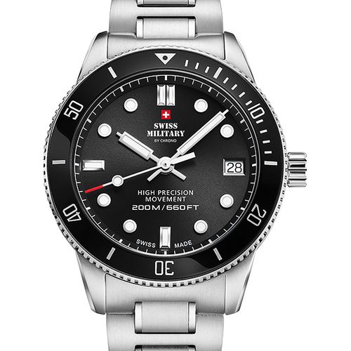 Ladies Watch Swiss Military Sm34089.01, Quartz, 37mm, 20atm