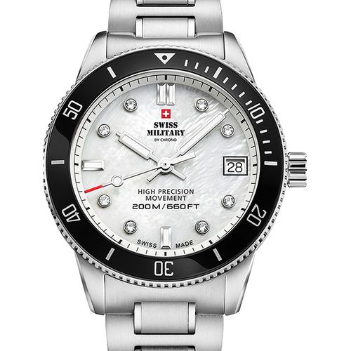 Ladies Watch Swiss Military Sm34089.03, Quartz, 37mm, 20atm