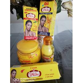 Huile d'épluchage jaune, exfoliation d'éclaircissement de l'huile  d'épluchage jaune extra-fort, adaptée à la peau foncée, au corps, au visage