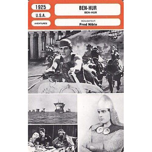 Fiche Monsieur Cinema Ben-Hur (1925)