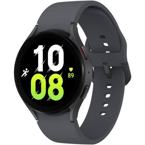 Samsung Galaxy Watch5 - 44 Mm - Graphite - Montre Intelligente Avec Bracelet Sport - Affichage 1.4" - 16 Go - Lte, Nfc, Wi-Fi, Bluetooth - 4g - 33.5 G