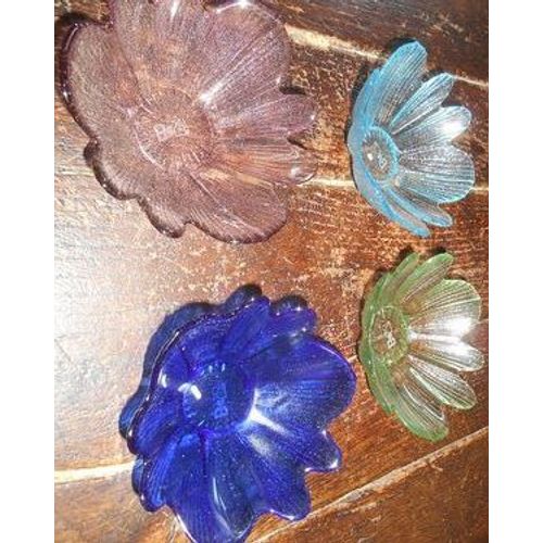 Lot De 8 Coupelles En Verre Granit Neuf