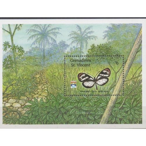 Grenadines Of Saint-Vincent Timbre Papillon