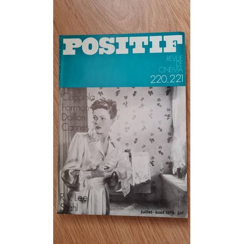 Positif N° 220-221, Juillet Août 1979. Lee, Stahl
