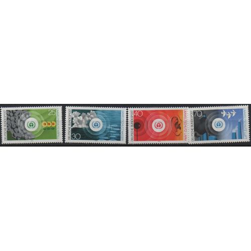 Allemagne Timbres Protection De La Nature 1973