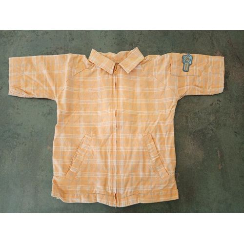 Chemise Mc Orange Fermeture Éclair Garçon 2 Ans Challenger Très Bon État Orange Plus Vif Que Sur La Photo