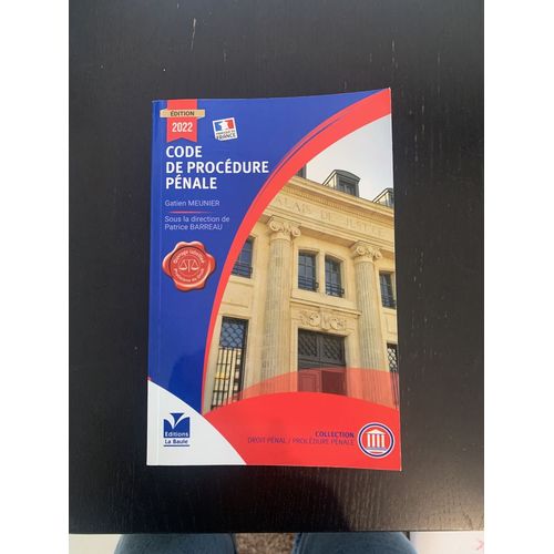 Code De Procedure Penale 2022