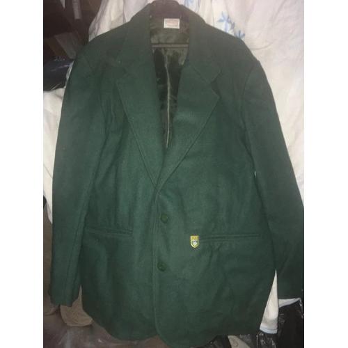 Beau Blazer Homme D'un Beau Vert Émeraude Fonçé Taille M Idée Cadeau