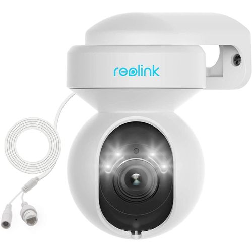 Camera de Securite exterieure -Reolink - WiFi 2,4/5 GHz,HD 5MP avec Zoom Optique 3X, Detection Personne/Vehicule,Suivi Automatique,Vision Nocturne en Couleur - E1 Outdoor