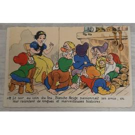 Carte Postale d'Artiste Walt Disney, Blanche Neige