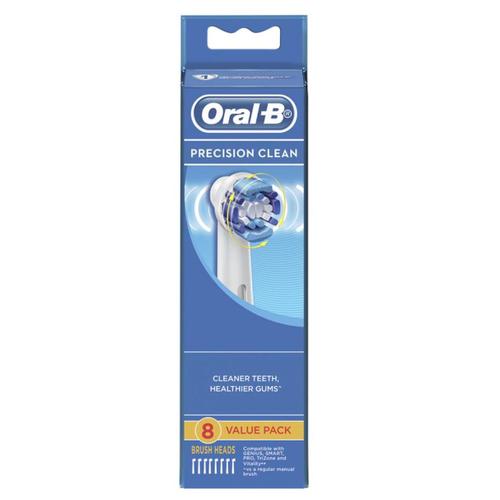 Braun Oral-B Precision Clean Replacement Toothbrush Heads 8 Pack 