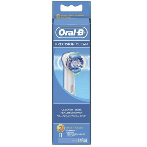 Braun Oral-B Precision Clean Replacement Toothbrush Heads 2 Pack 