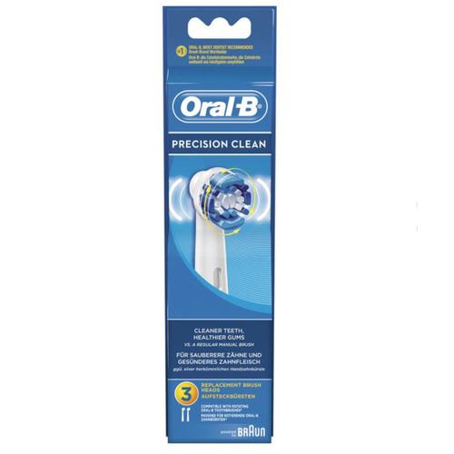 Braun Oral-B Precision Clean Replacement Toothbrush Heads 3 Pack 
