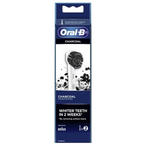 Oral-B Têtes de Rechange pour Brosse à Dents Pure Clean Carbone - Lot de 2