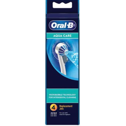 Oral-B Oxyjet, Pack De 4 Canules Pour Jet Dentaire Hydropulseur, Technologie Micro-Bulles D'air, Nettoie En Profondeur, Pour Gencives Délicats