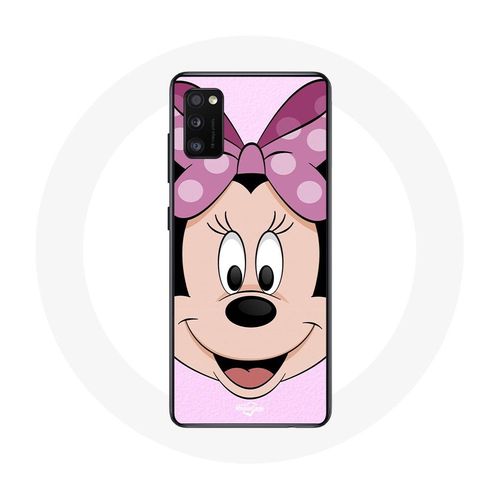 Coque Samsung Galaxy A41 Minnie Mouse Dessin Animé Rose