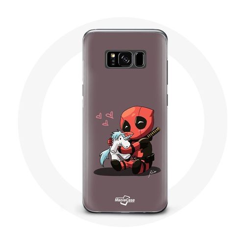 Coque Pour Samsung Galaxy S8 Plus Deadpool Unicorn Licorne