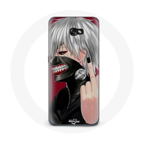 Coque Pour Samsung Galaxy A5 2017 Tokyo Ghoul Kaneki Ken Masque Anime Doigt