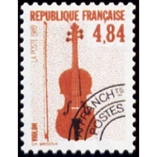 Timbre Préoblitéré - Les Instruments De Musique Préoblitéré Violon