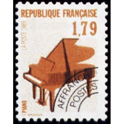 Timbre Préoblitéré - Les Instruments De Musique Préoblitéré Piano