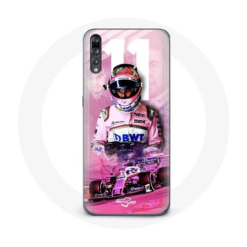 Coque Pour Huawei P20 Pro Formule 1 Sergio Pérez Pilote De F1 Rose