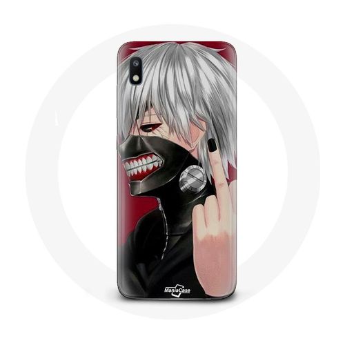 Coque Pour Samsung Galaxy A10 Tokyo Ghoul Kaneki Ken Masque Anime Doigt