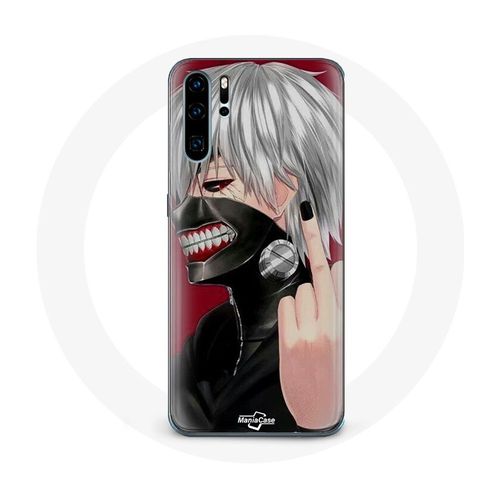Coque Pour Huawei P30 Pro Tokyo Ghoul Kaneki Ken Masque Anime Doigt