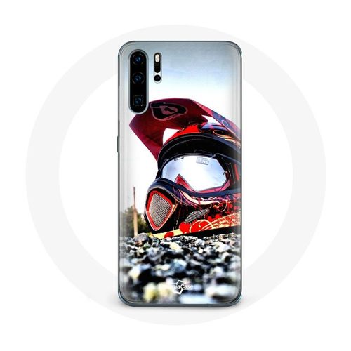 Coque Pour Huawei P30 Pro Casque Moto Cross