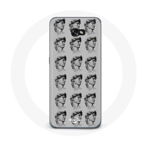 Coque Pour Samsung Galaxy A8 2016 Statue Fond Gris
