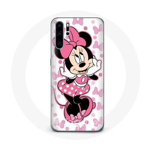 Coque Pour Huawei P30 Pro Minnie Mouse Dessin Animé Mignon Rose