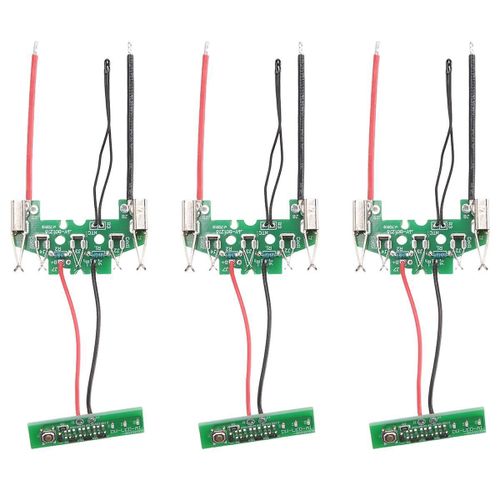 3Pcs BAT610 18V Lithium-Ion Battery PCB Charging Protection Circuit Board for Boschs 18V Li-Ion Bat