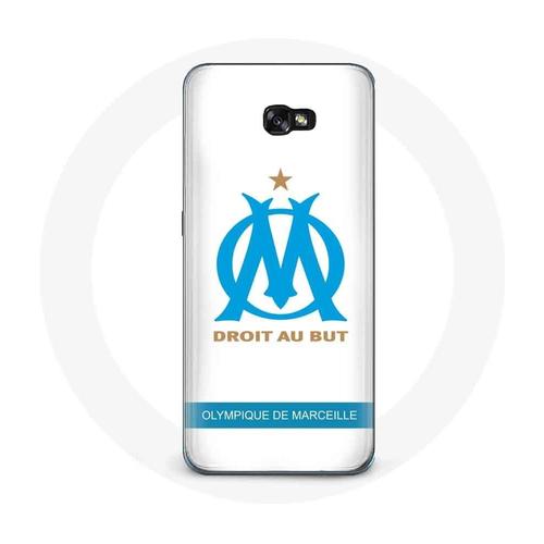 Coque Pour Samsung Galaxy A8 2016 Olympique De Marseille Logo Fond Blanc