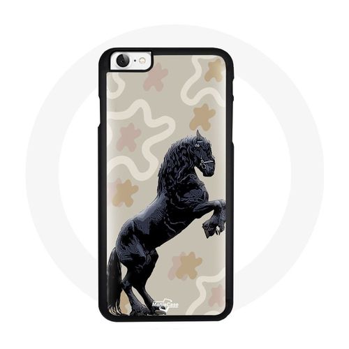 Coque Pour Iphone 6 Plus Cheval Noir