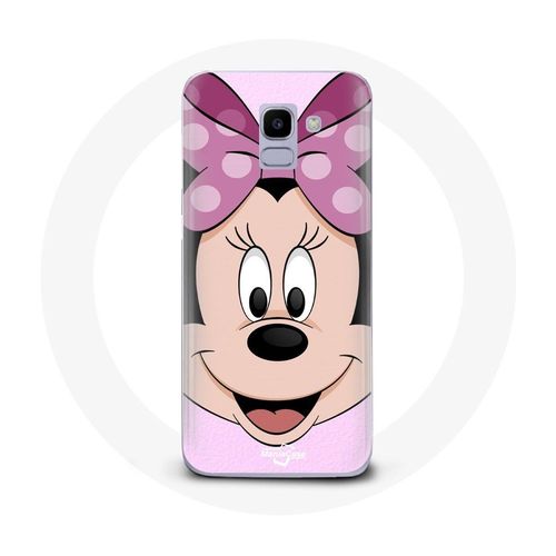 Coque Pour Samsung Galaxy A8 2018 Minnie Mouse Dessin Animé Rose