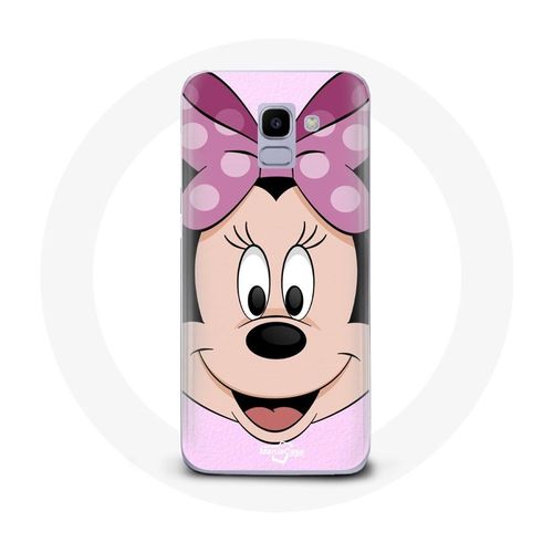 Coque Pour Samsung Galaxy A6 2018 Minnie Mouse Dessin Animé Rose