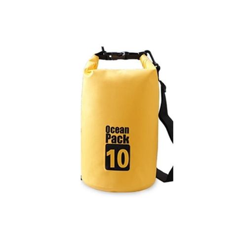Sac de rangement imperméable sec de sacs de natation de compression de plongée en plein air de PVC pour le kayak de rafting unisexe, Vert 10L